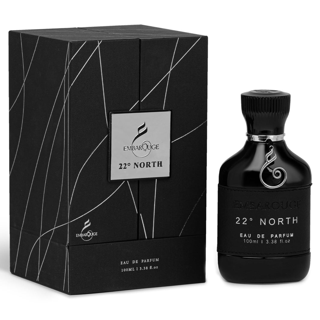 EMBAROUGE 22° North Eau De Parfum | Long Lasting Luxury Perfume for Men & Women | Inspired by French Perfumery | 100ml-EMBAROUGE 22° North Eau De Parfum | Long Lasting Luxury Perfume for Men & Women | Inspired by French Perfumery | 100ml
