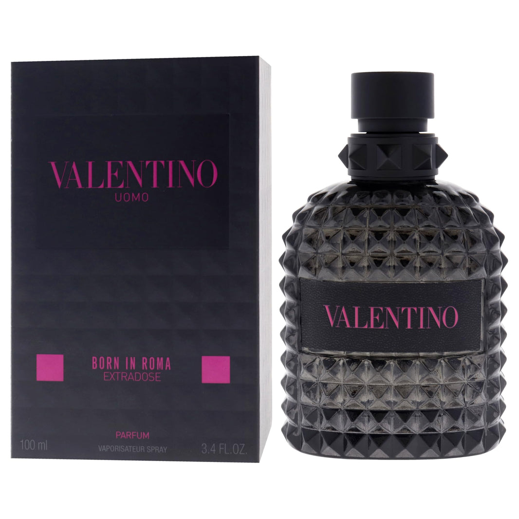 Valentino Uomo Born In Roma Intense for Men 3.4 oz Eau de Parfum Intense Spray-Valentino Uomo Born In Roma Intense for Men 3.4 oz Eau de Parfum Intense Spray