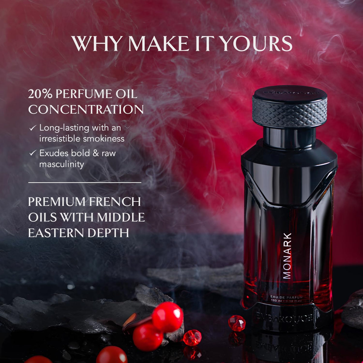 EMBAROUGE Monark Man Perfume for Men 100ml-EMBAROUGE Monark Man Perfume for Men 100ml