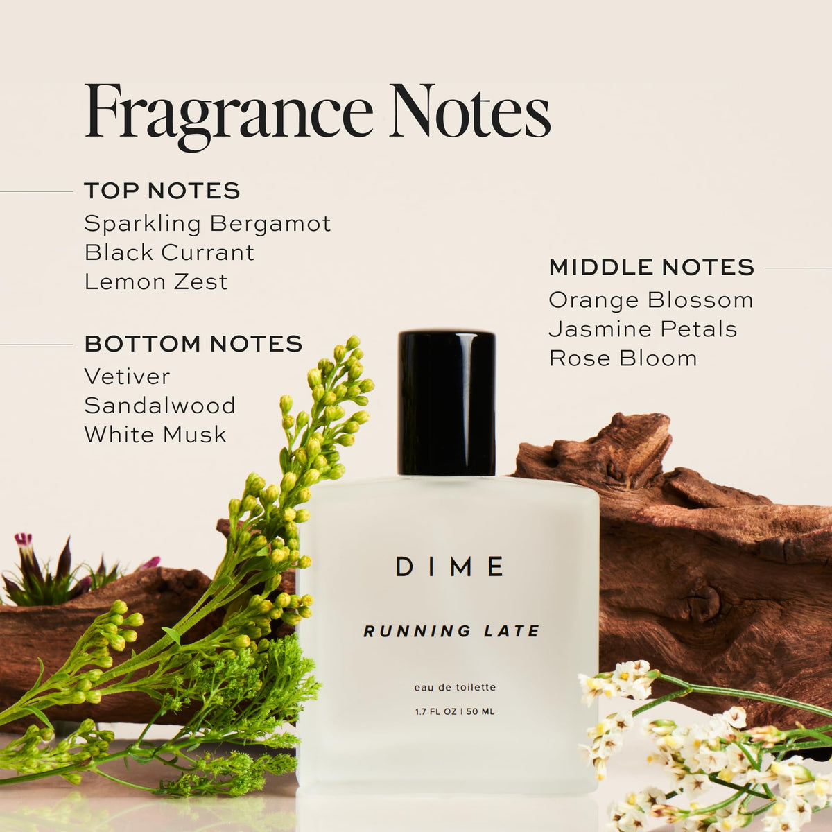 DIME Beauty 7 Summers Perfume for Women - Sweet Floral Eau de Toilette with Bergamot, Vanilla Orchid and Coconut, Clean, Vegan, Cruelty-Free Fragrance, 1.7 oz / 50 ml-DIME Beauty 7 Summers Perfume for Women - Sweet Floral Eau de Toilette with Bergamot, Vanilla Orchid and Coconut, Clean, Vegan, Cruelty-Free Fragrance, 1.7 oz / 50 ml