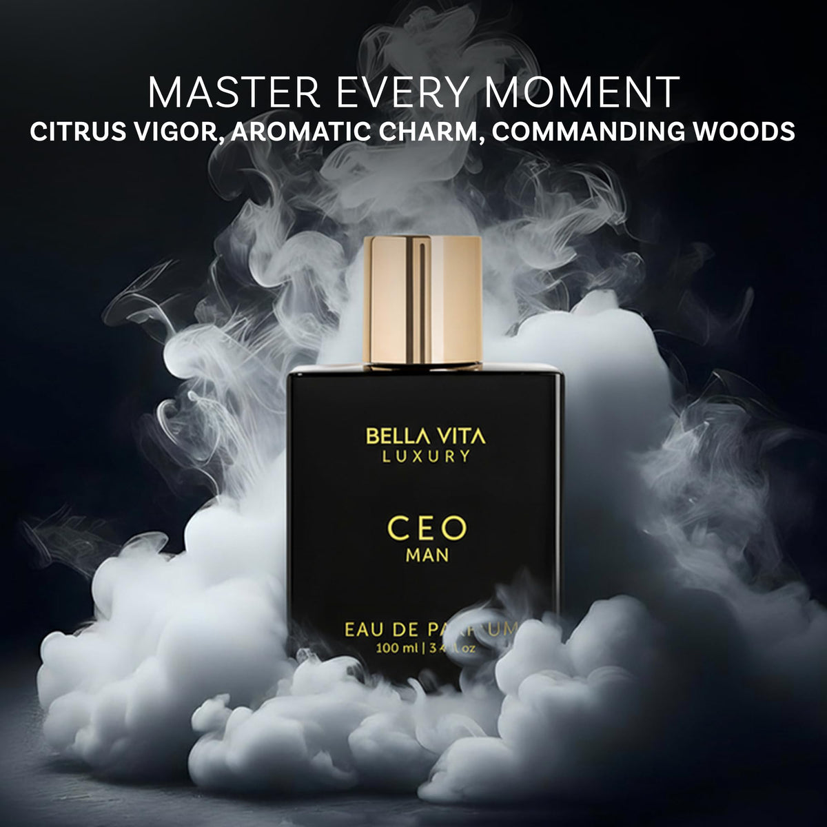 Bellavita Luxury G.O.A.T. Eau de Parfum | 100 ml (3.4 fl.oz.) | Perfume for Men | Citrus, Bergamot, Patchouli, and Vetiver Notes | Long Lasting Men's Fragrance | Gift for father's Day-Bellavita Luxury G.O.A.T. Eau de Parfum | 100 ml (3.4 fl.oz.) | Perfume for Men | Citrus, Bergamot, Patchouli, and Vetiver Notes | Long Lasting Men's Fragrance | Gift for father's Day