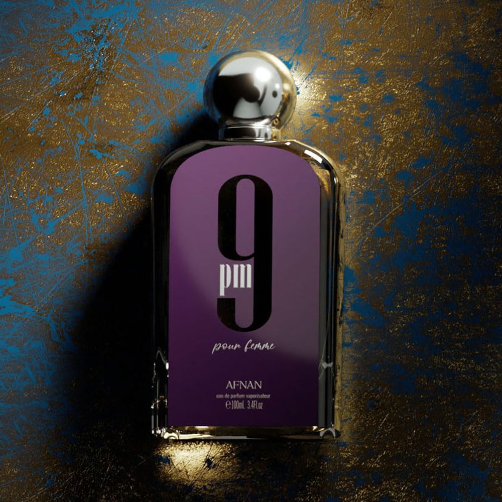 Afnan 9 PM For Men Eau De Parfum, 3.4 Fl. Oz-Afnan 9 PM For Men Eau De Parfum, 3.4 Fl. Oz