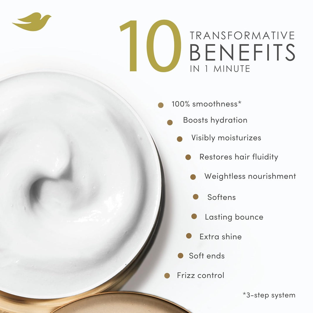 Dove Hair Intensive Repair 10in1 Serum Mask for Damaged Hair with Bio-Protein Care Technology and Amino Serum 9.2 fl oz-Dove Hair Intensive Repair 10in1 Serum Mask for Damaged Hair with Bio-Protein Care Technology and Amino Serum 9.2 fl oz