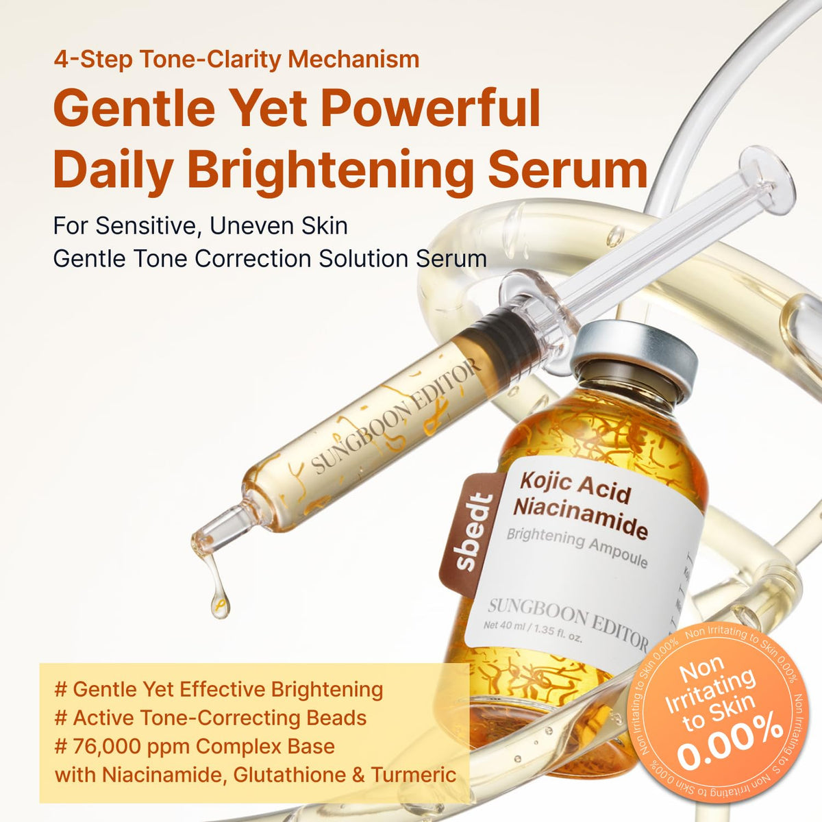 Sungboon Editor Kojic Acid Niacinamide Brightening Ampoule-Sungboon Editor Kojic Acid Niacinamide Brightening Ampoule