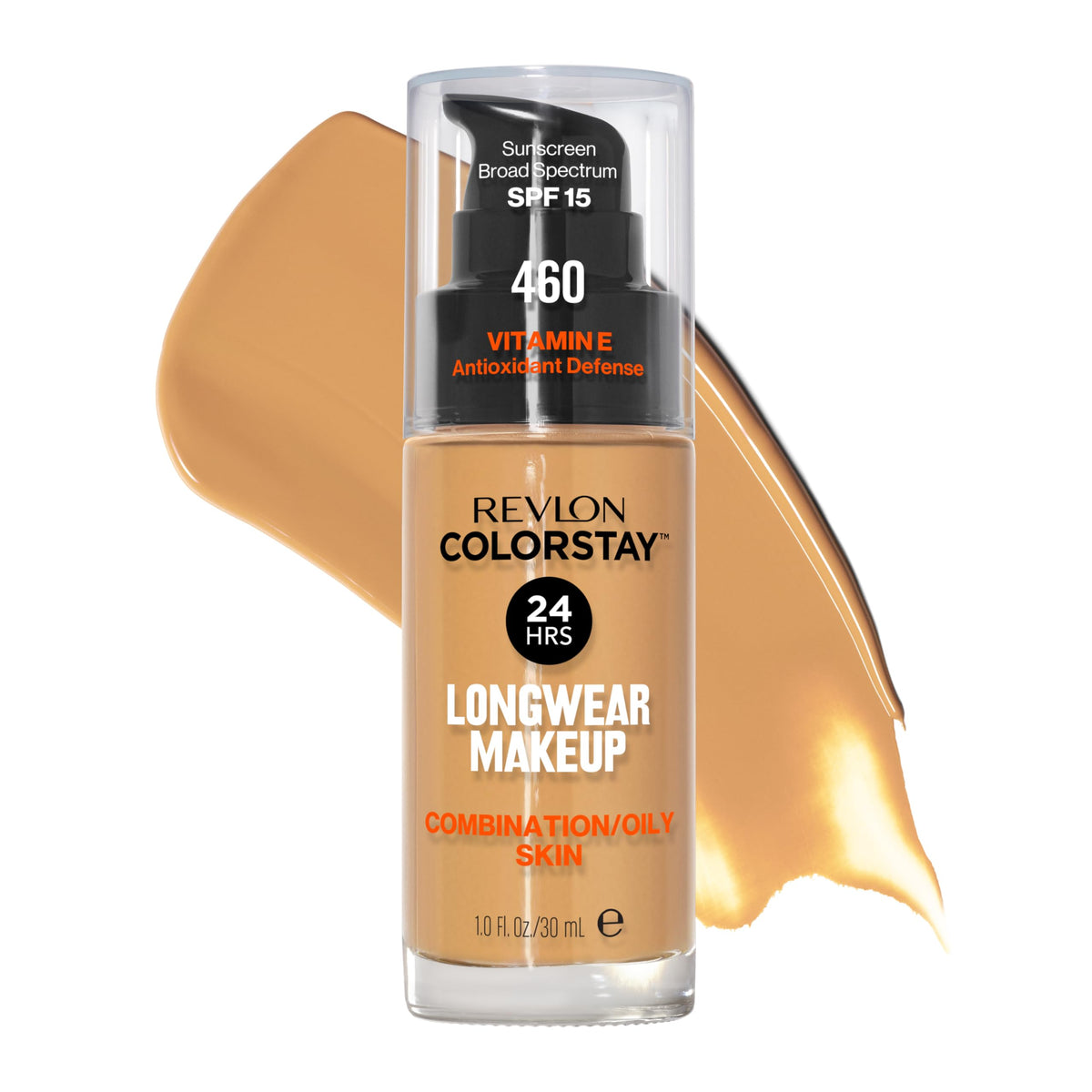 Revlon Liquid Foundation, ColorStay Face Makeup for Combination & Oily Skin, SPF 15, Medium-Full Coverage with Matte Finish, 180 Sand Beige, 1 Fl Oz-Revlon Liquid Foundation, ColorStay Face Makeup for Combination & Oily Skin, SPF 15, Medium-Full Coverage with Matte Finish, 180 Sand Beige, 1 Fl Oz