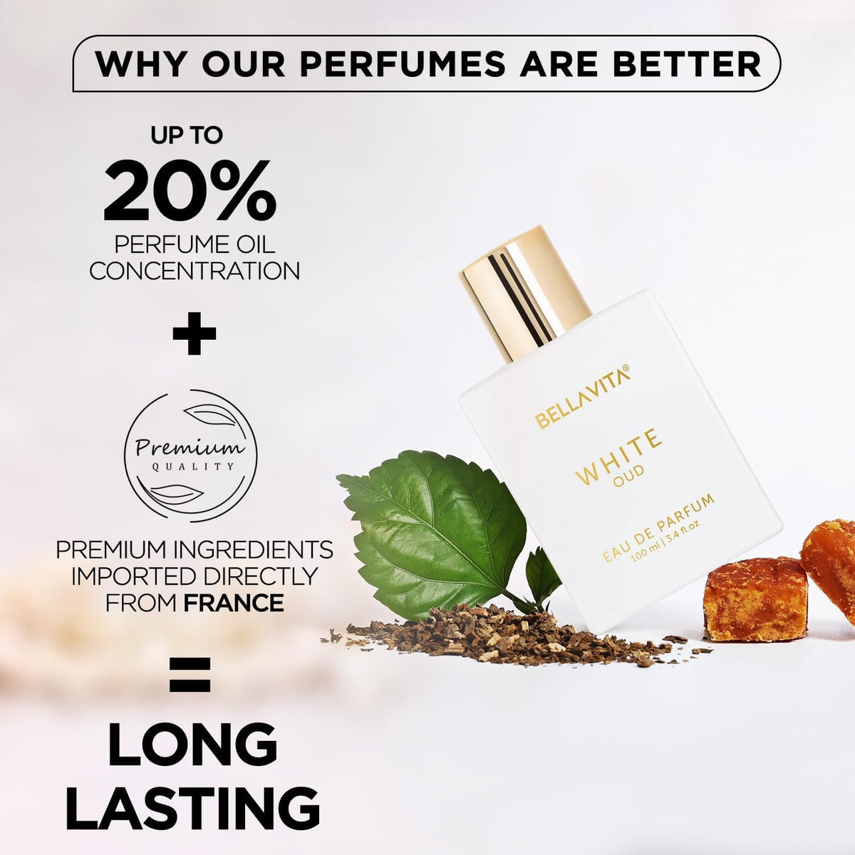 Bellavita Luxury Honey Oud Eau de Parfum | 100 ml (3.4 fl.oz.) | Perfume for Men and Women | Sweet Honey, Bergamot, Oud, and Amber Notes | Women's Day Special-Bellavita Luxury Honey Oud Eau de Parfum | 100 ml (3.4 fl.oz.) | Perfume for Men and Women | Sweet Honey, Bergamot, Oud, and Amber Notes | Women's Day Special