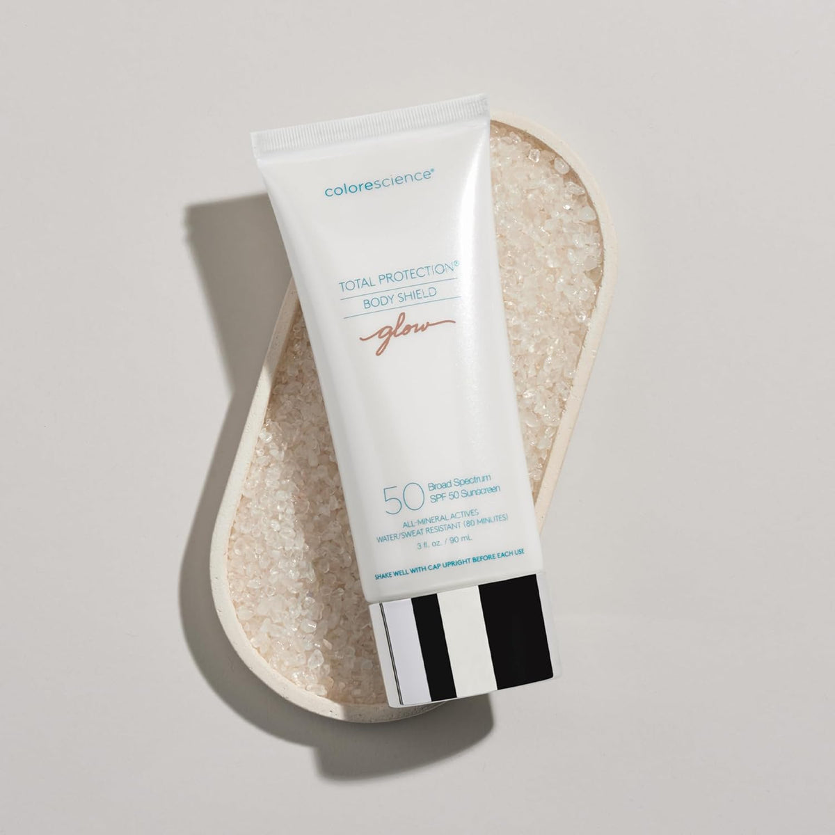 Total Protection® Body Shield Glow SPF 50, Lightweight Pearlescent Zinc Oxide Formula, Environmental Defense Against Blue Light & Pollution, For All Skin Types, 3 fl. oz-Total Protection® Body Shield Glow SPF 50, Lightweight Pearlescent Zinc Oxide Formula, Environmental Defense Against Blue Light & Pollution, For All Skin Types, 3 fl. oz