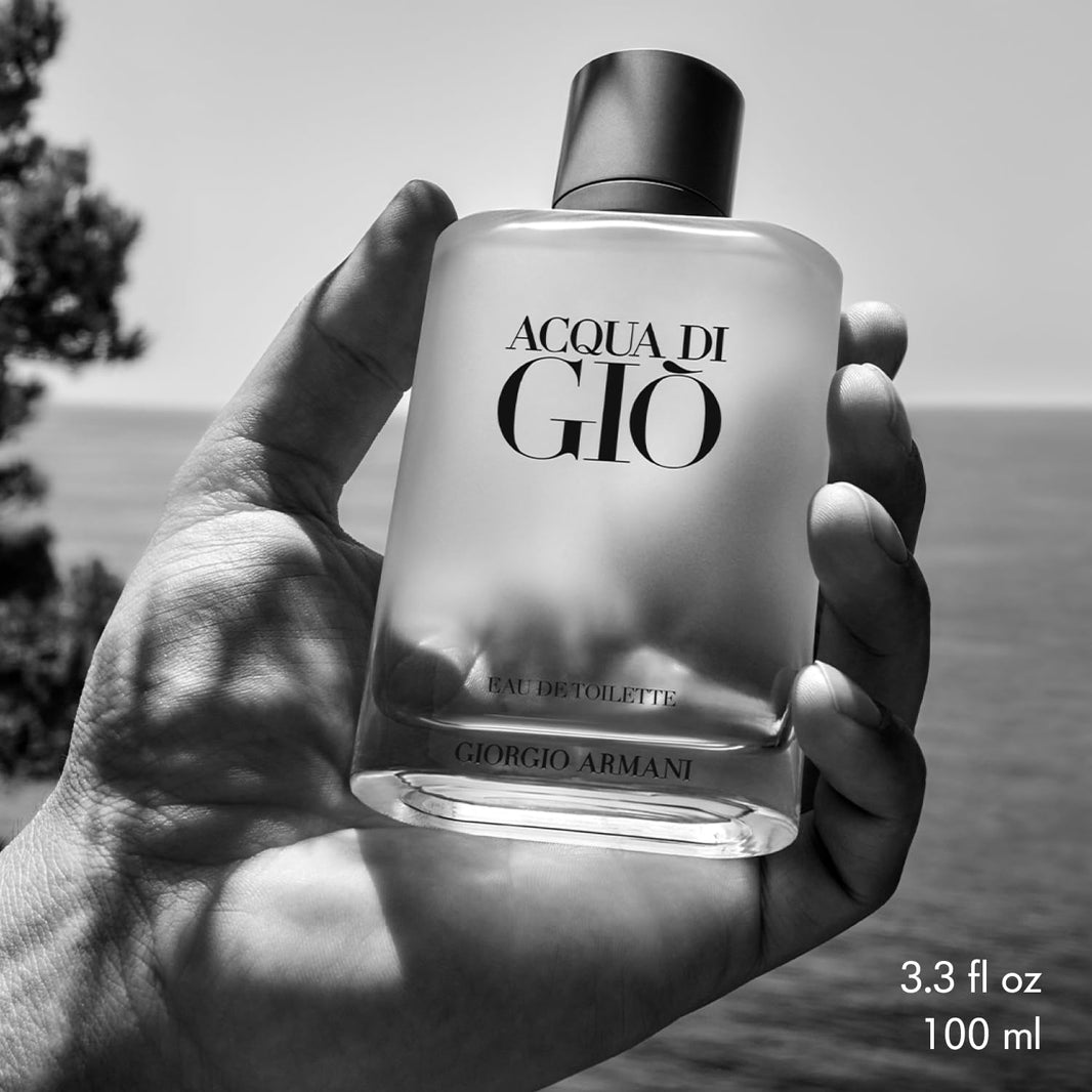 Armani Beauty - Acqua di Giò - Eau de Toilette - Cologne for Men - Long Lasting Fragrance with Bergamot notes, Jasmine, White Musks, Patchouli & Cedarwood-Armani Beauty - Acqua di Giò - Eau de Toilette - Cologne for Men - Long Lasting Fragrance with Bergamot notes, Jasmine, White Musks, Patchouli & Cedarwood