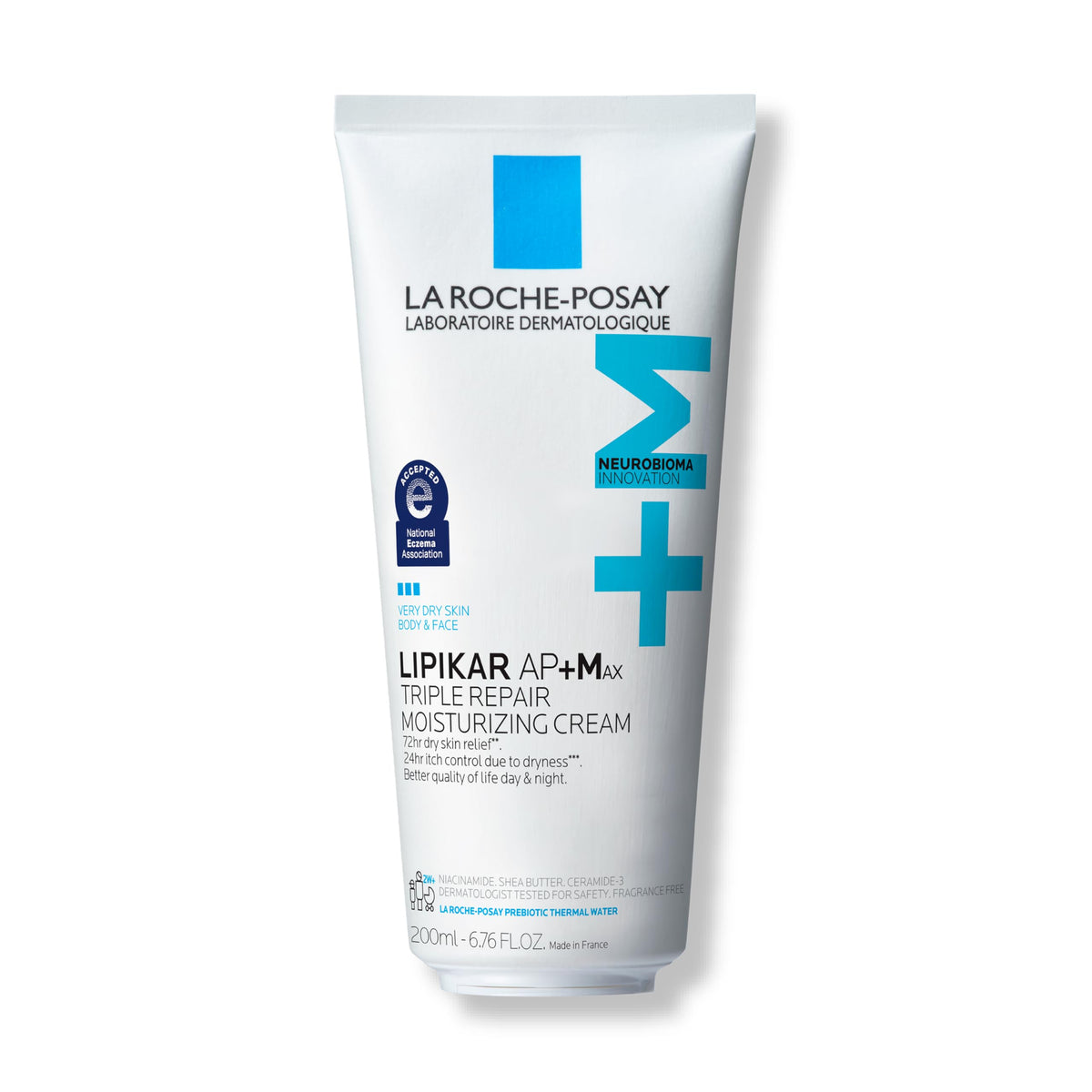 La Roche-Posay Lipikar AP+MAX Triple Repair Moisturizing Body Cream | Face & Body Lotion for Dry Skin with Shea Butter & Niacinamide | Gentle Moisturizer for Very Dry, Rough & Sensitive Skin-La Roche-Posay Lipikar AP+MAX Triple Repair Moisturizing Body Cream | Face & Body Lotion for Dry Skin with Shea Butter & Niacinamide | Gentle Moisturizer for Very Dry, Rough & Sensitive Skin