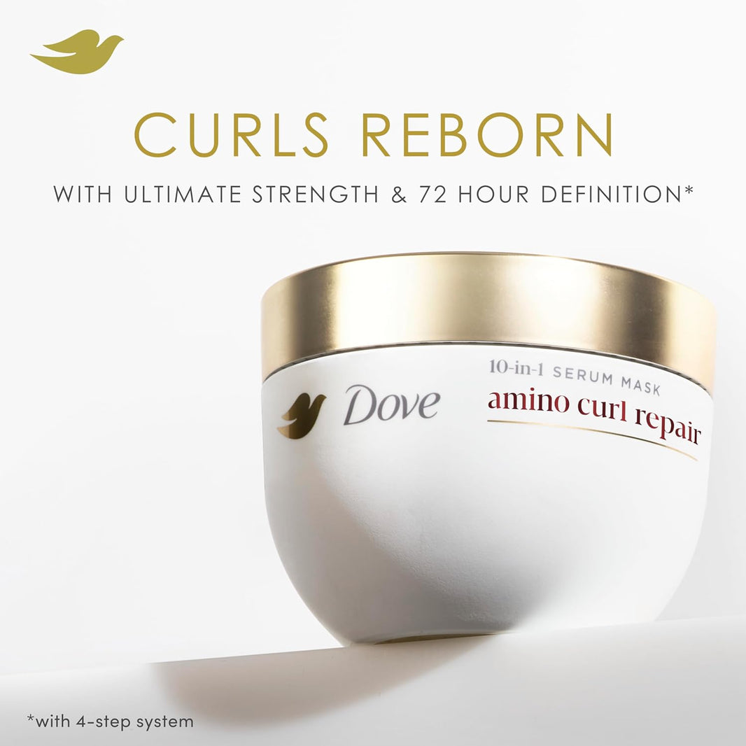 Dove Hair Intensive Repair 10in1 Serum Mask for Damaged Hair with Bio-Protein Care Technology and Amino Serum 9.2 fl oz-Dove Hair Intensive Repair 10in1 Serum Mask for Damaged Hair with Bio-Protein Care Technology and Amino Serum 9.2 fl oz