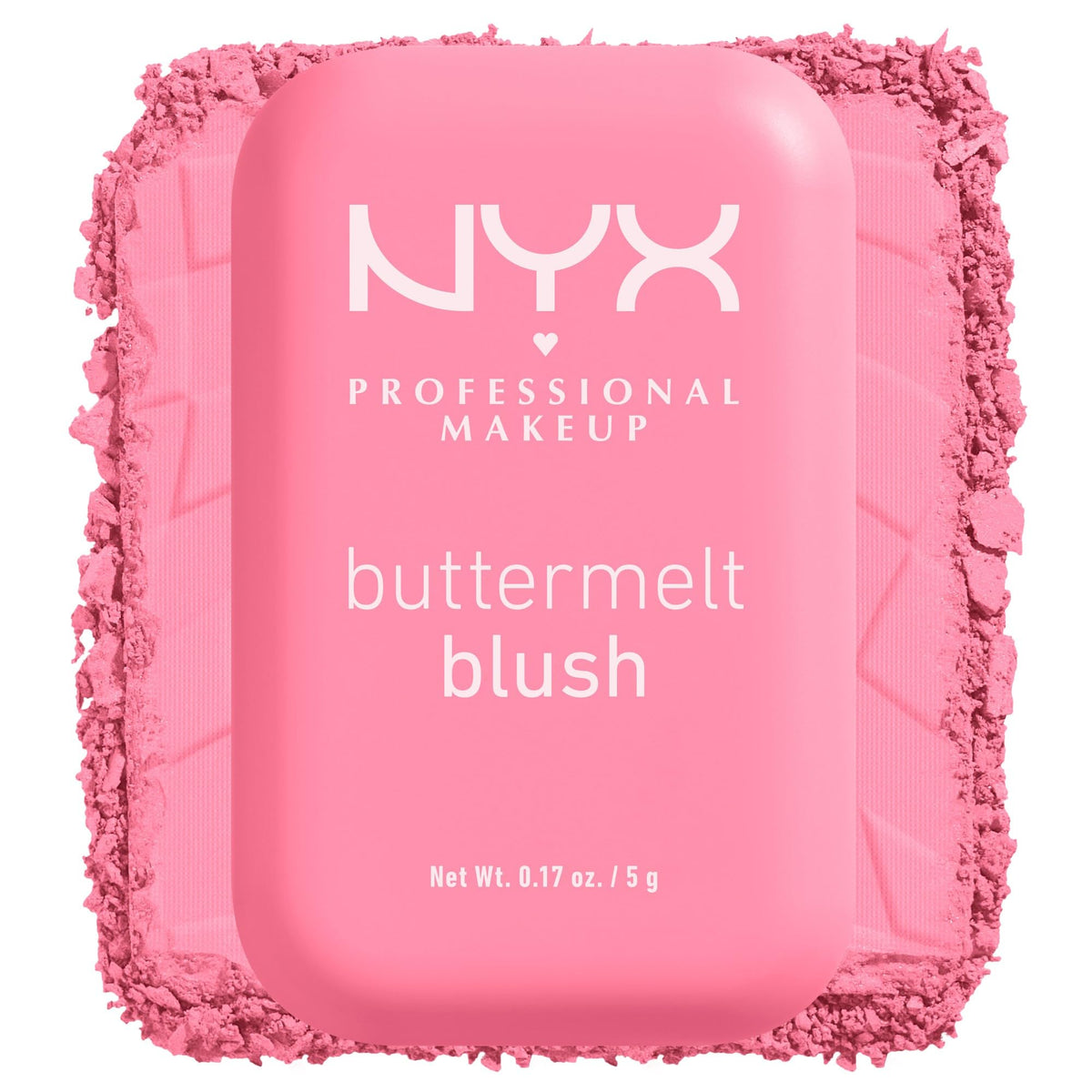 NYX PROFESSIONAL MAKEUP Buttermelt Powder Blush, Fade and Transfer-Resistant Blush, Up to 12HR Make Up Wear, Vegan Formula - For The Butta-NYX PROFESSIONAL MAKEUP Buttermelt Powder Blush, Fade and Transfer-Resistant Blush, Up to 12HR Make Up Wear, Vegan Formula - For The Butta
