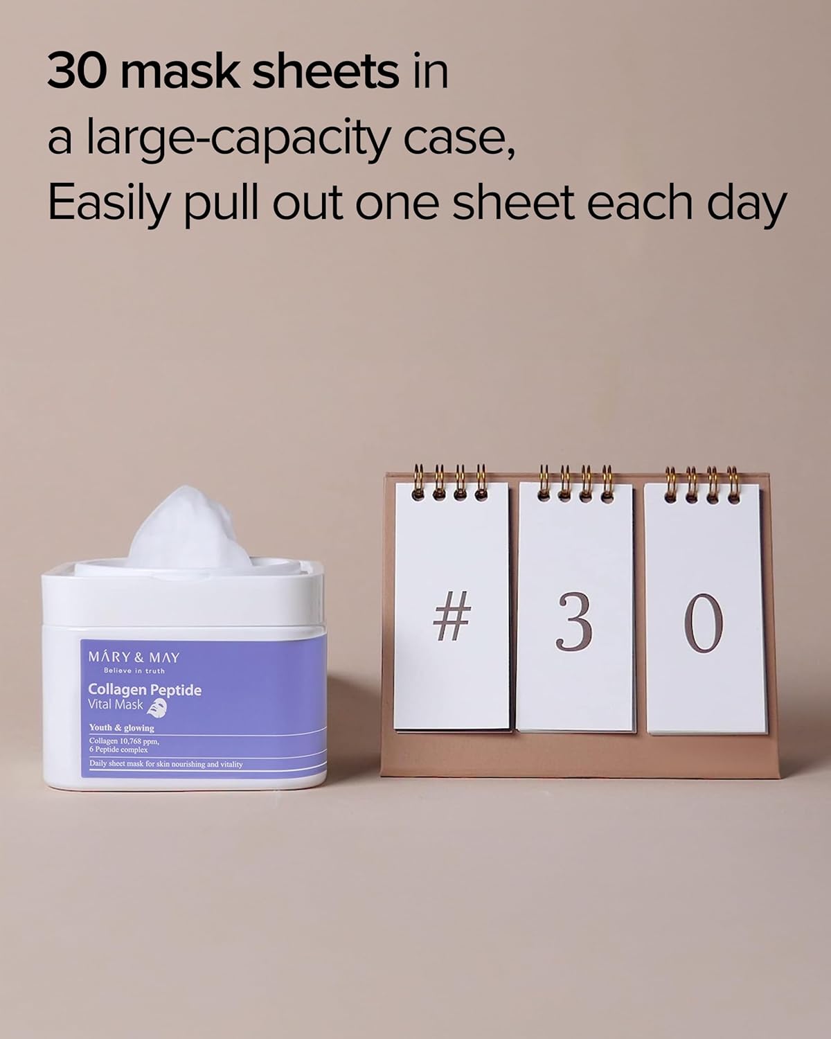Mary & May Collagen Peptide Vital Mask-Mary & May Collagen Peptide Vital Mask