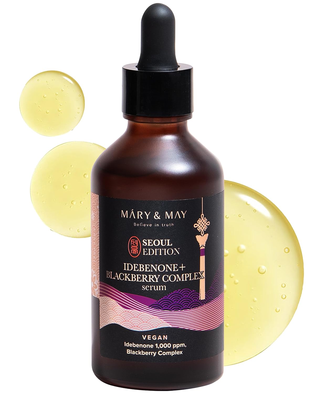 Mary & May Vegan Idebenone+ Blackberry Complex Serum-Mary & May Vegan Idebenone+ Blackberry Complex Serum