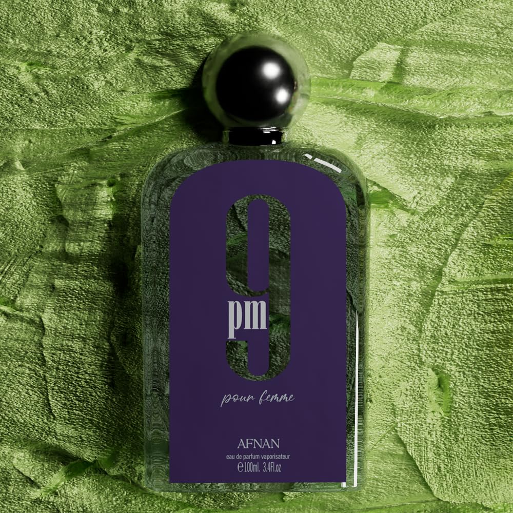 Afnan 9 PM For Men Eau De Parfum, 3.4 Fl. Oz-Afnan 9 PM For Men Eau De Parfum, 3.4 Fl. Oz