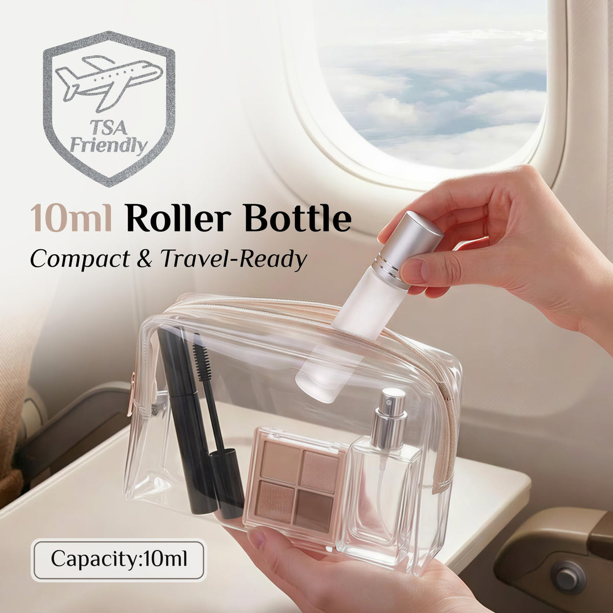 PrettyCare 4 Pack Amber Glass Oil Roller Bottles for Essential Oils 10ml, Roll On Bottles with Stainless Steel Roller Ball Leak-Proof Perfume Travel Refillable Bottle Empty, Beauty & Personal Care-PrettyCare 4 Pack Amber Glass Oil Roller Bottles for Essential Oils 10ml, Roll On Bottles with Stainless Steel Roller Ball Leak-Proof Perfume Travel Refillable Bottle Empty, Beauty & Personal Care