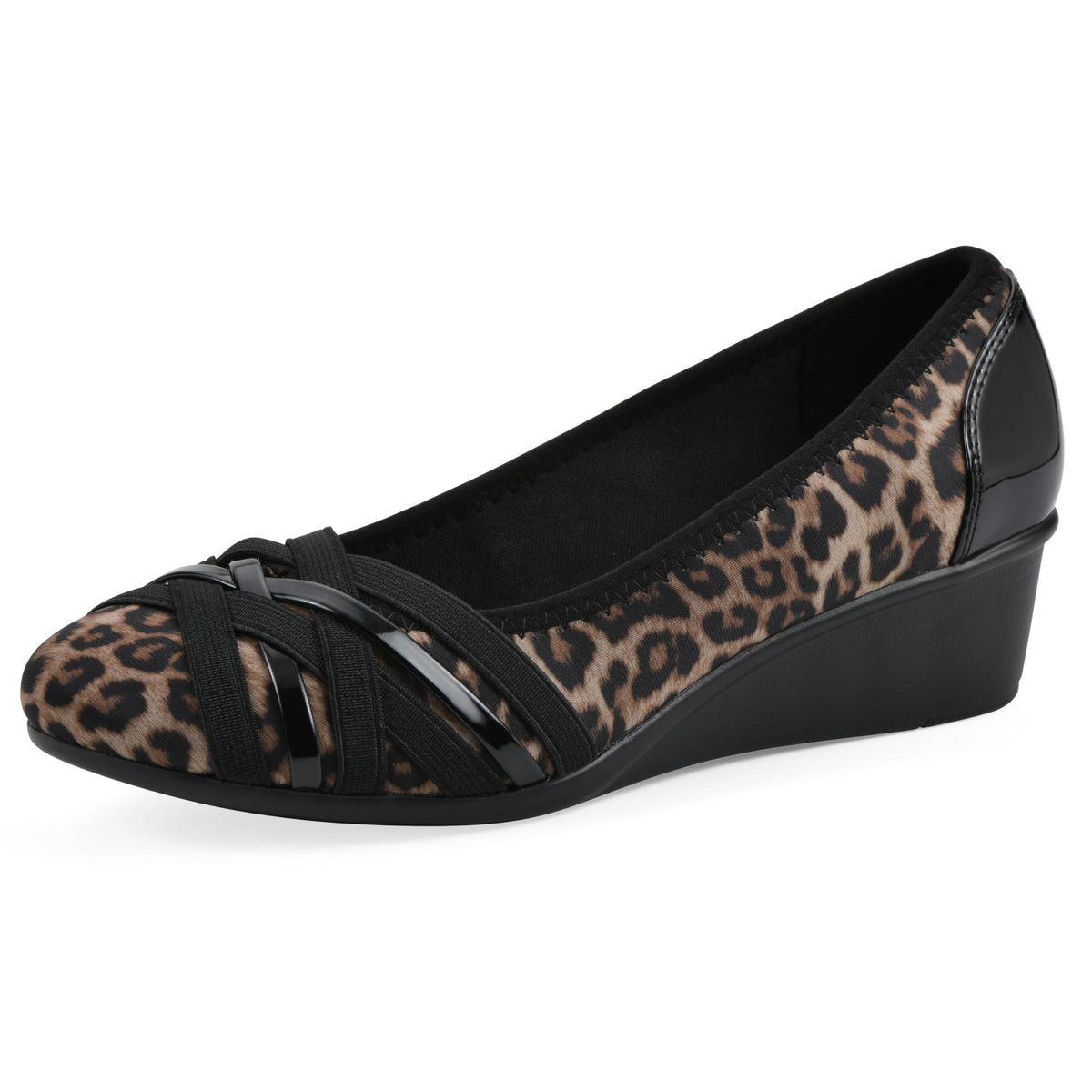 Cliffs by White Mountain Women's Bowie Cushioned Ballet Wedge Heel-Cliffs by White Mountain Women's Bowie Cushioned Ballet Wedge Heel