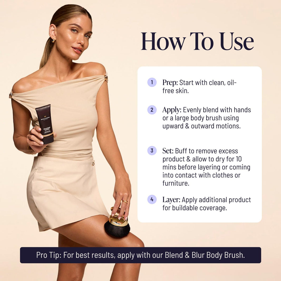 Westmore Beauty Body Coverage Perfector – Waterproof Leg & Body Makeup/Bronzer For Women - Best Tattoo Cover Up Makeup & Tattoo Concealer - 3.5 Oz Natural Radiance-Westmore Beauty Body Coverage Perfector – Waterproof Leg & Body Makeup/Bronzer For Women - Best Tattoo Cover Up Makeup & Tattoo Concealer - 3.5 Oz Natural Radiance