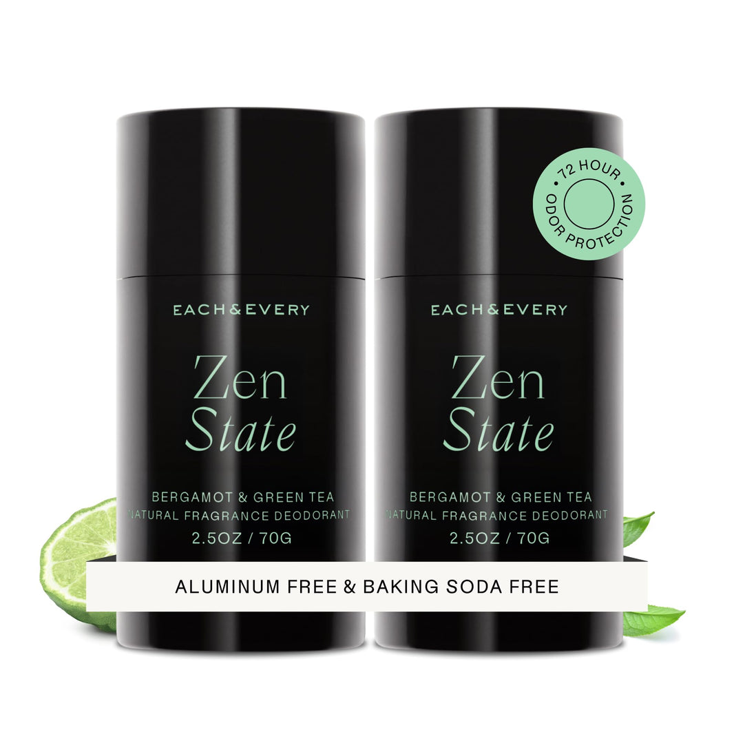 Each & Every Aluminum Free Deodorant for Women & Men – Natural Fragrance 72-Hr Odor Protection, Non-Toxic Deodorant for Sensitive Skin, EWG Verified, Baking Soda Free - Cedar & Vanilla 2 Pack, 2.5oz-Each & Every Aluminum Free Deodorant for Women & Men – Natural Fragrance 72-Hr Odor Protection, Non-Toxic Deodorant for Sensitive Skin, EWG Verified, Baking Soda Free - Cedar & Vanilla 2 Pack, 2.5oz