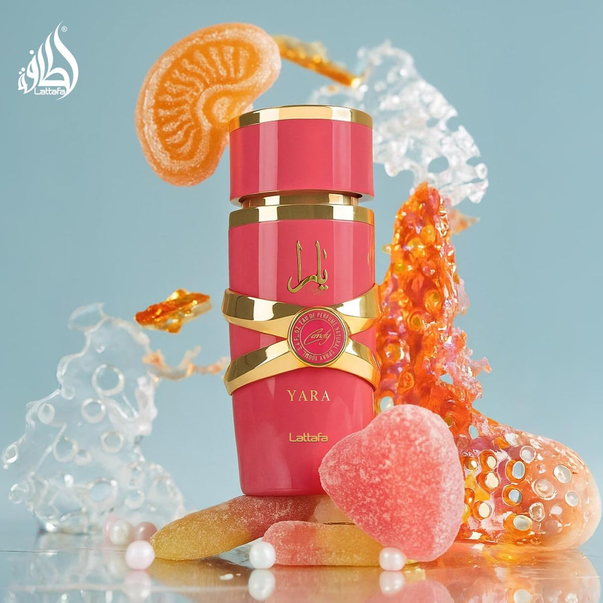 Lattafa Yara Candy - Vanilla, Fruity, Citrus, Floral - Eau de Parfum Long-Lasting Fragrance for Women, 3.40 Ounce / 100 ml-Lattafa Yara Candy - Vanilla, Fruity, Citrus, Floral - Eau de Parfum Long-Lasting Fragrance for Women, 3.40 Ounce / 100 ml