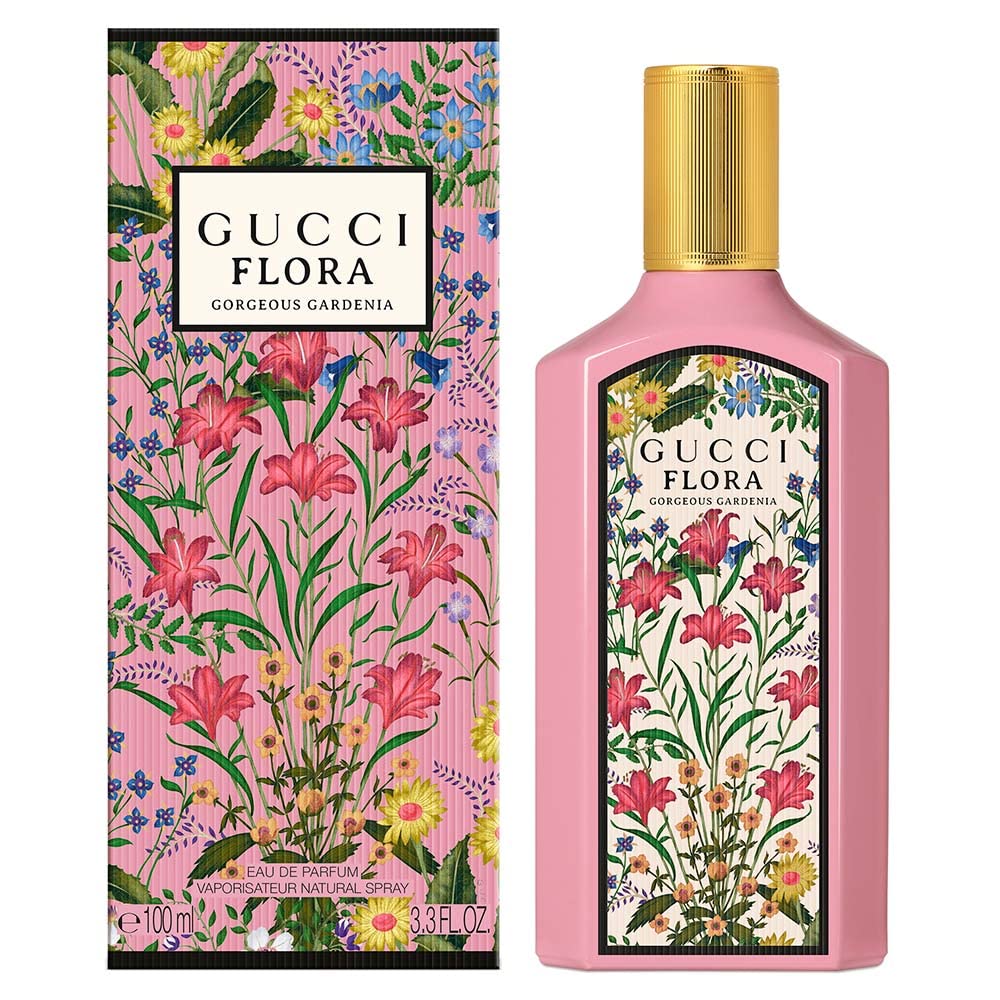 Gucci Flora Gorgeous Gardenia for Women 3.3 oz Eau de Parfum Spray-Gucci Flora Gorgeous Gardenia for Women 3.3 oz Eau de Parfum Spray