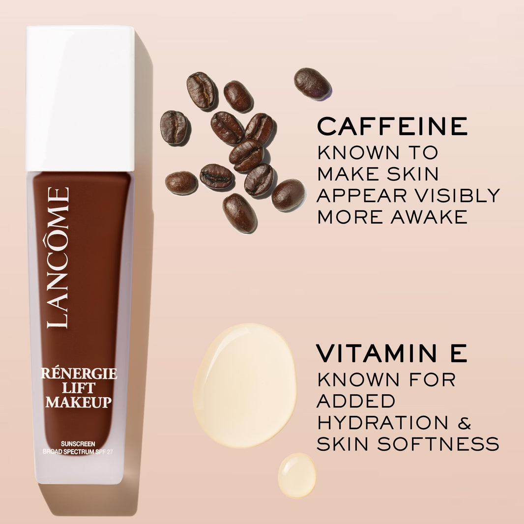 Lancôme Renergie Lift Makeup Foundation - Lightweight & Hydrating Formula, Medium-Full Coverage, SPF 27, Anti-Aging, Lifting & Firming, Up to 12H Wear-Lancôme Renergie Lift Makeup Foundation - Lightweight & Hydrating Formula, Medium-Full Coverage, SPF 27, Anti-Aging, Lifting & Firming, Up to 12H Wear