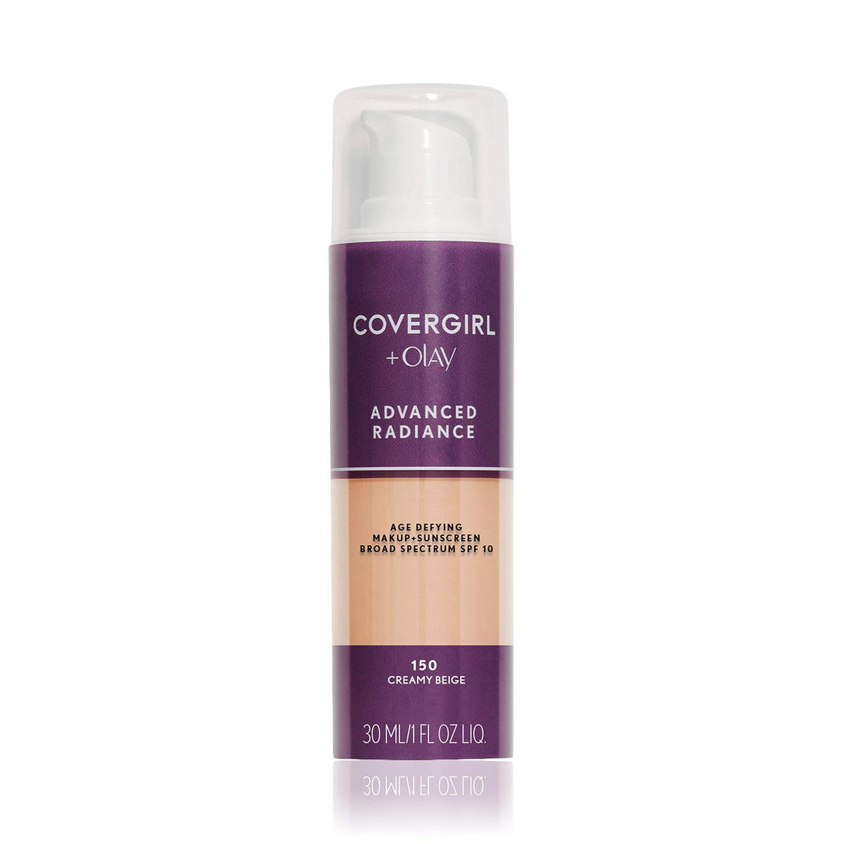 COVERGIRL Advanced Radiance Age-Defying Foundation Makeup, Classic Beige, 1 oz (Packaging May Vary)-COVERGIRL Advanced Radiance Age-Defying Foundation Makeup, Classic Beige, 1 oz (Packaging May Vary)