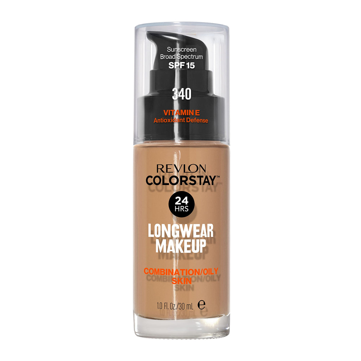 Revlon Liquid Foundation, ColorStay Face Makeup for Combination & Oily Skin, SPF 15, Medium-Full Coverage with Matte Finish, 180 Sand Beige, 1 Fl Oz-Revlon Liquid Foundation, ColorStay Face Makeup for Combination & Oily Skin, SPF 15, Medium-Full Coverage with Matte Finish, 180 Sand Beige, 1 Fl Oz