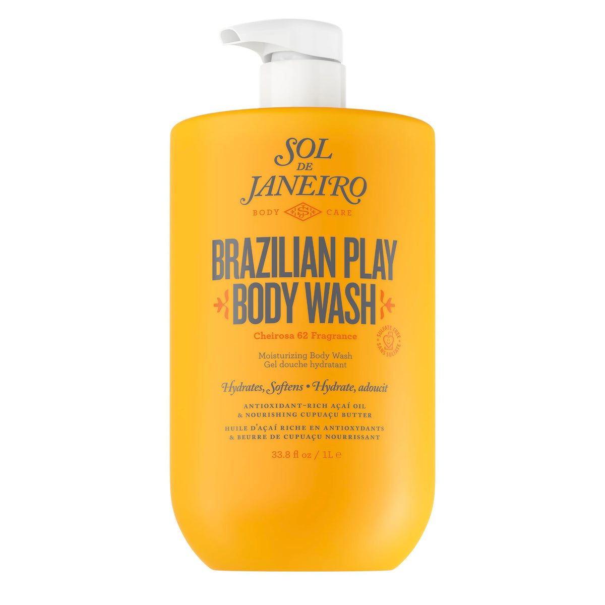 Sol de Janeiro Brazilian Play Body Wash | Moisturizing Shower Gel in Cheirosa 62 Scent-Sol de Janeiro Brazilian Play Body Wash | Moisturizing Shower Gel in Cheirosa 62 Scent