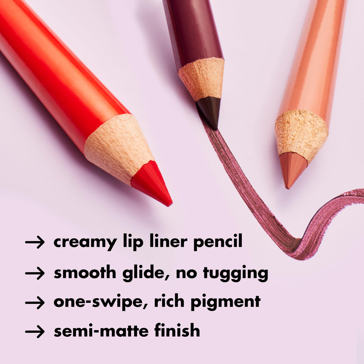 e.l.f. Cream Glide Lip Liner, Highly-Pigmented Pencil For Shaping & Sculpting Lips, Semi-Matte Finish, Vegan & Cruelty-Free-e.l.f. Cream Glide Lip Liner, Highly-Pigmented Pencil For Shaping & Sculpting Lips, Semi-Matte Finish, Vegan & Cruelty-Free