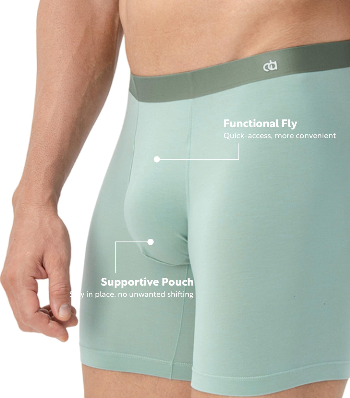 DAVID ARCHY Men's Ultra Soft Underwear Modal Boxer Briefs Slim Fit 6.5" | Second Skin Fabric Breathable, Smooth Low-Profile Waistband, Easy Access Side Fly, Tagless Anti Chafing for All-day Comfort-DAVID ARCHY Men's Ultra Soft Underwear Modal Boxer Briefs Slim Fit 6.5" | Second Skin Fabric Breathable, Smooth Low-Profile Waistband, Easy Access Side Fly, Tagless Anti Chafing for All-day Comfort