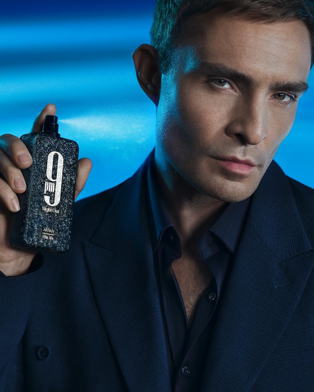Afnan 9 PM For Men Eau De Parfum, 3.4 Fl. Oz-Afnan 9 PM For Men Eau De Parfum, 3.4 Fl. Oz