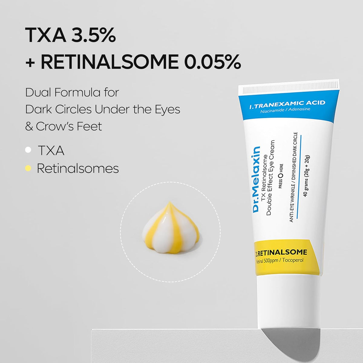 Dr. Melaxin TX Retinalsome Double Effect Eye Cream-Dr. Melaxin TX Retinalsome Double Effect Eye Cream