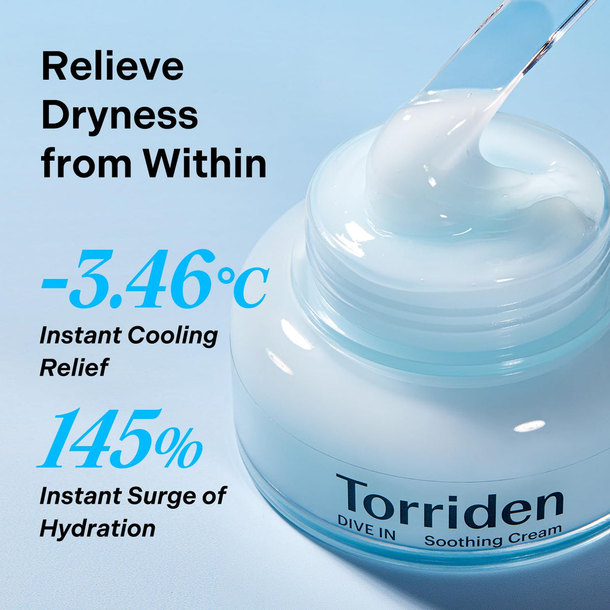Torriden Dive In Low Molecular Hyaluronic Acid Soothing Cream-Torriden Dive In Low Molecular Hyaluronic Acid Soothing Cream