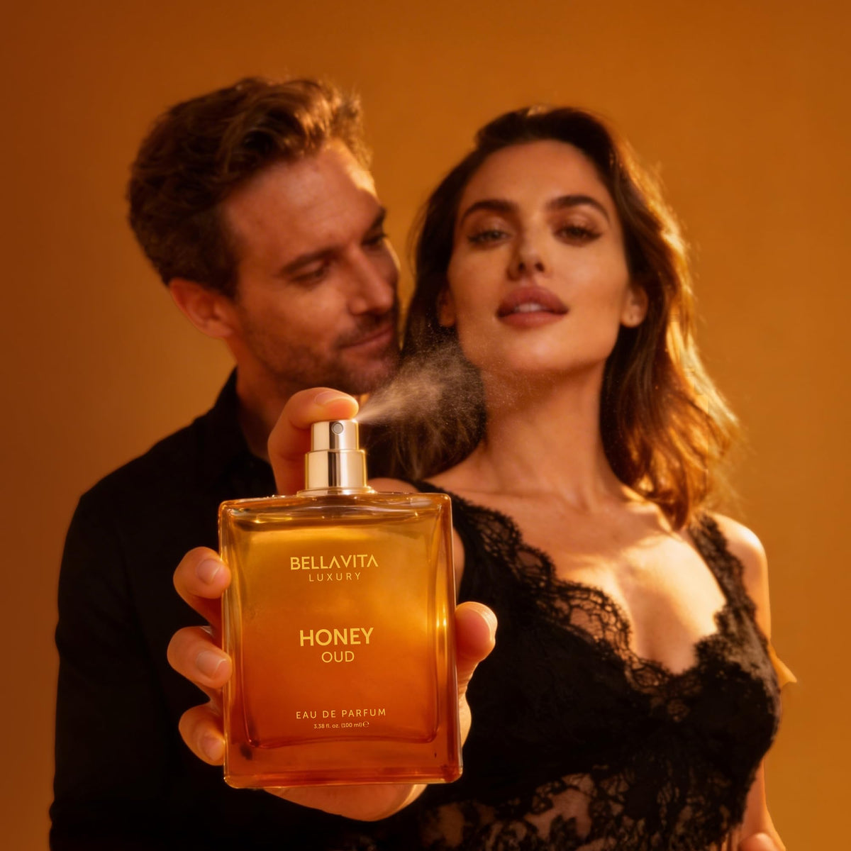 Bellavita Luxury Honey Oud Eau de Parfum | 100 ml (3.4 fl.oz.) | Perfume for Men and Women | Sweet Honey, Bergamot, Oud, and Amber Notes | Women's Day Special-Bellavita Luxury Honey Oud Eau de Parfum | 100 ml (3.4 fl.oz.) | Perfume for Men and Women | Sweet Honey, Bergamot, Oud, and Amber Notes | Women's Day Special