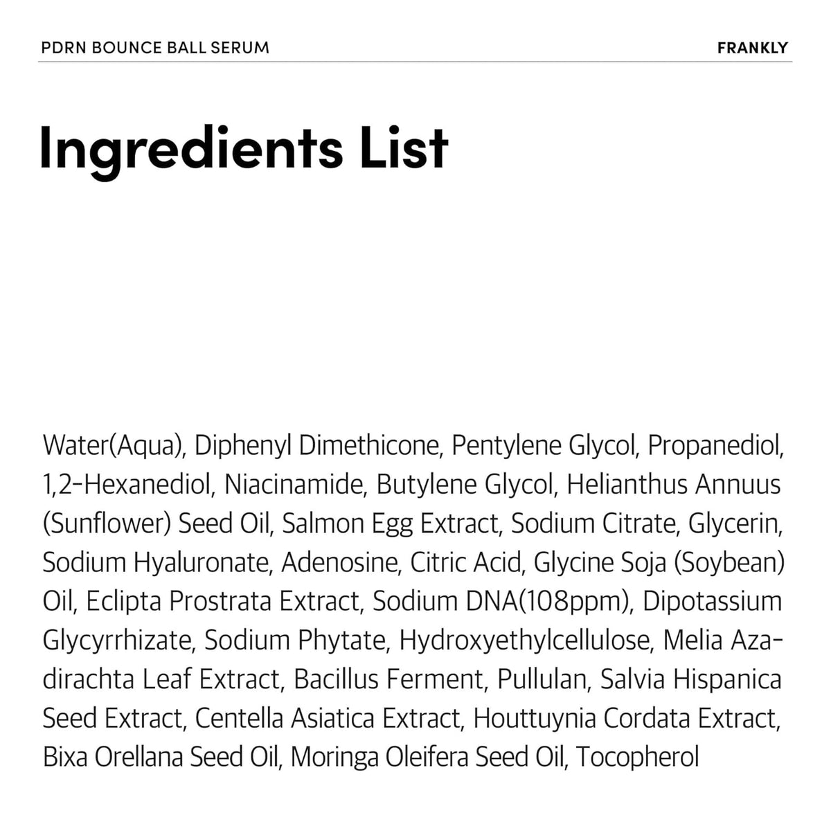 Frankly PDRN Bounce Ball Serum-Frankly PDRN Bounce Ball Serum