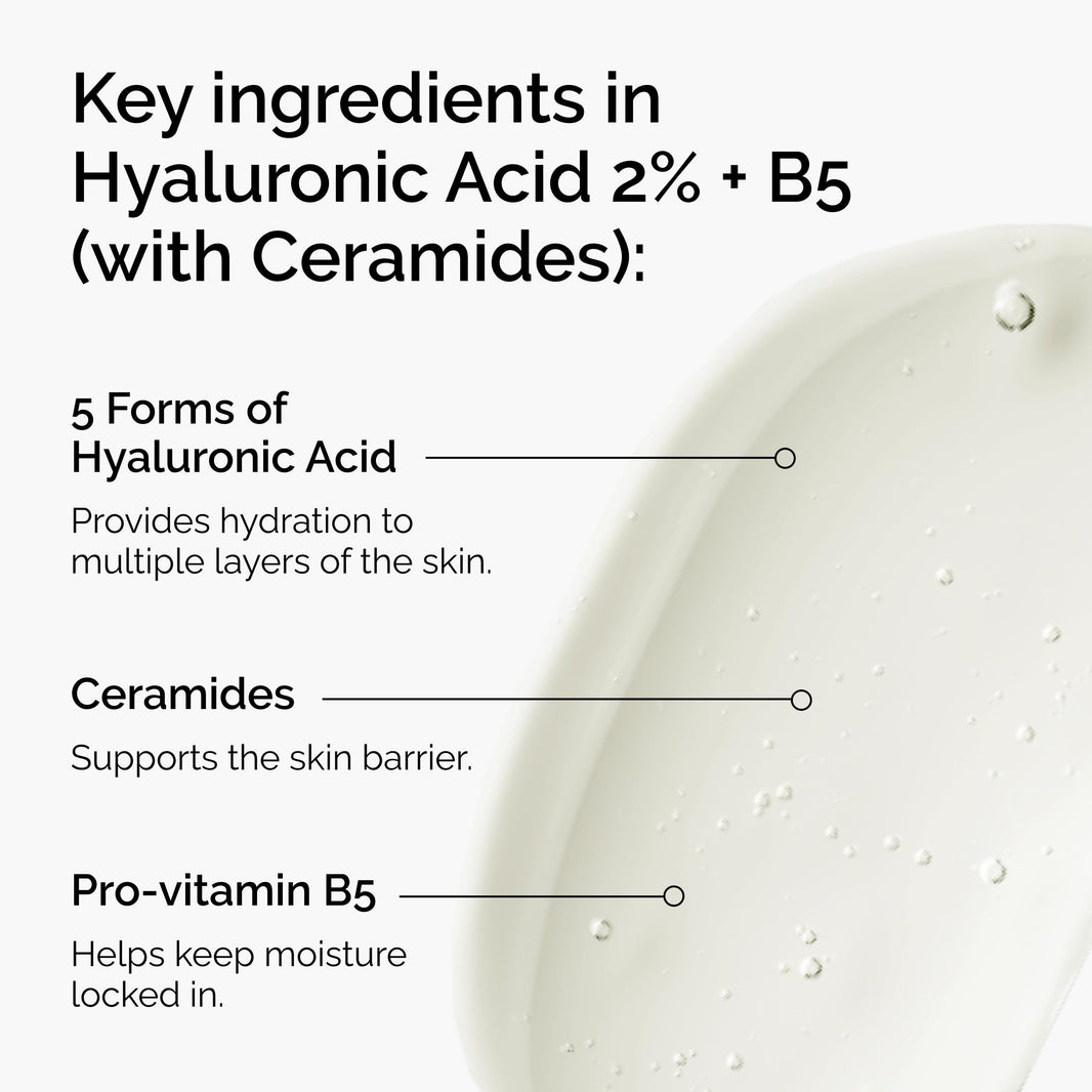 The Ordinary Hyaluronic Acid 2% + B5 (with Ceramides), Multi-Depth Hydration Serum for Plumper, Smoother Skin-The Ordinary Hyaluronic Acid 2% + B5 (with Ceramides), Multi-Depth Hydration Serum for Plumper, Smoother Skin