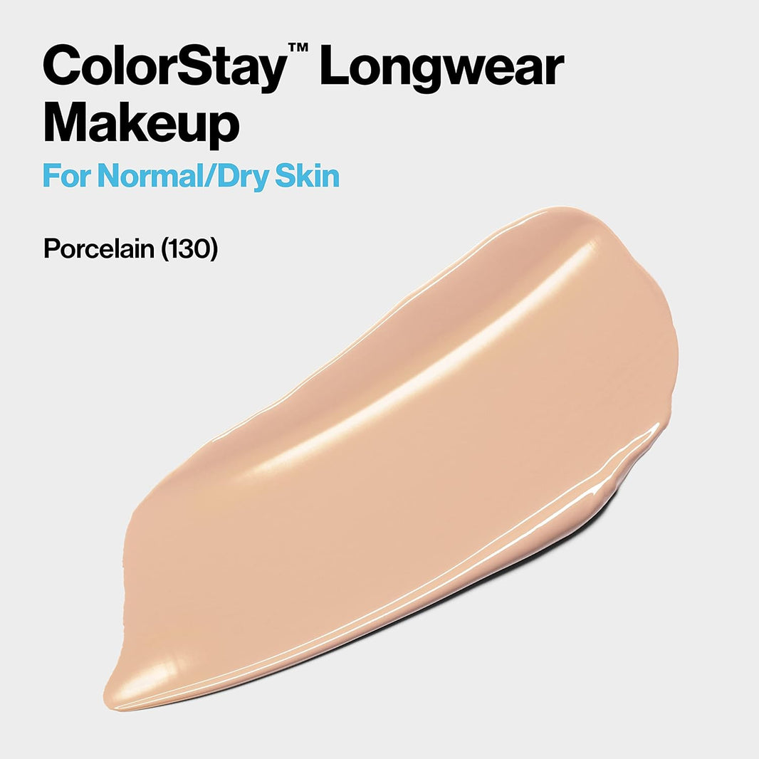 Revlon Liquid Foundation, ColorStay Face Makeup for Normal & Dry Skin, SPF 20, Longwear Medium-Full Coverage with Natural Finish, 240 Medium Beige, 1 Fl Oz-Revlon Liquid Foundation, ColorStay Face Makeup for Normal & Dry Skin, SPF 20, Longwear Medium-Full Coverage with Natural Finish, 240 Medium Beige, 1 Fl Oz