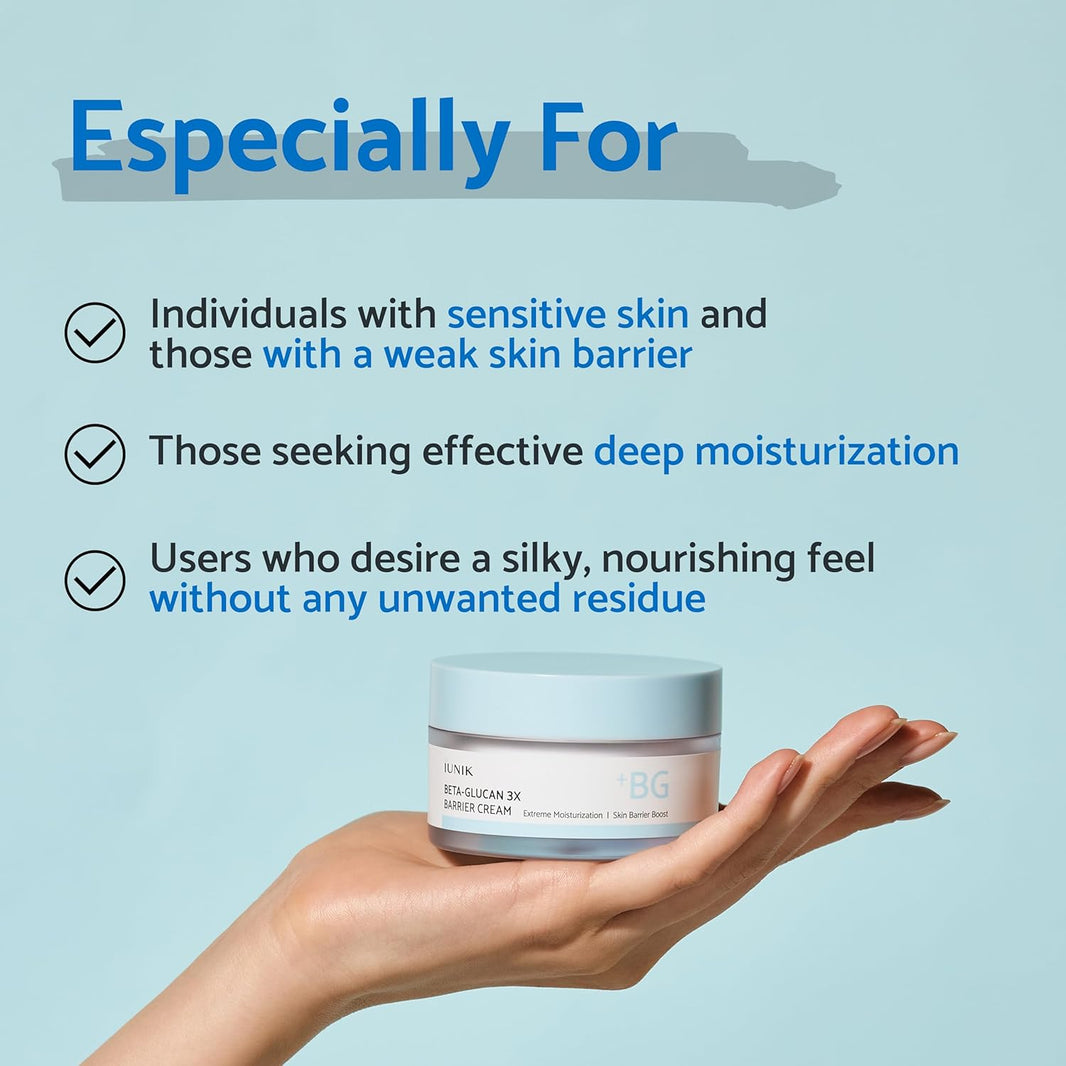 IUNIK Beta-Glucan 3X Barrier Cream-IUNIK Beta-Glucan 3X Barrier Cream