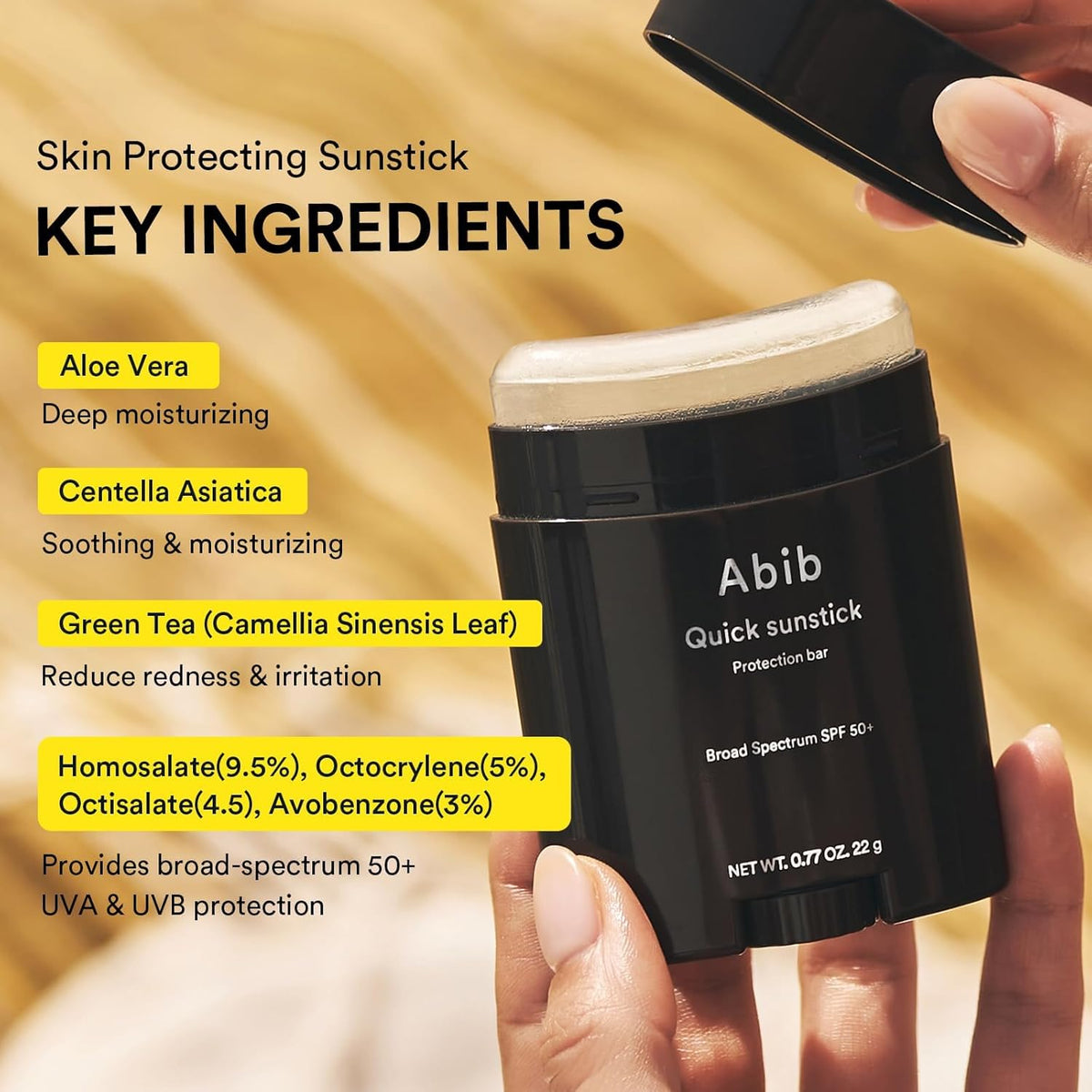 Abib Quick Sunstick Protection Bar Broad Spectrum SPF50+-Abib Quick Sunstick Protection Bar Broad Spectrum SPF50+