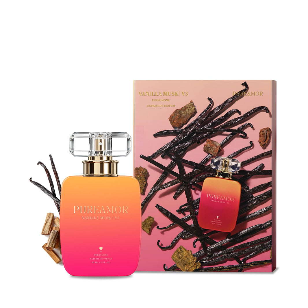 PUREAMOR Pheromone Perfume for Women, Moonlight Mellow Extrait de Parfum - Long Lasting Sweet Floral Gourmand Scent, 30% High Concentration, Full Size Fragrance Spray, 1.0 oz / 30 ml-PUREAMOR Pheromone Perfume for Women, Moonlight Mellow Extrait de Parfum - Long Lasting Sweet Floral Gourmand Scent, 30% High Concentration, Full Size Fragrance Spray, 1.0 oz / 30 ml