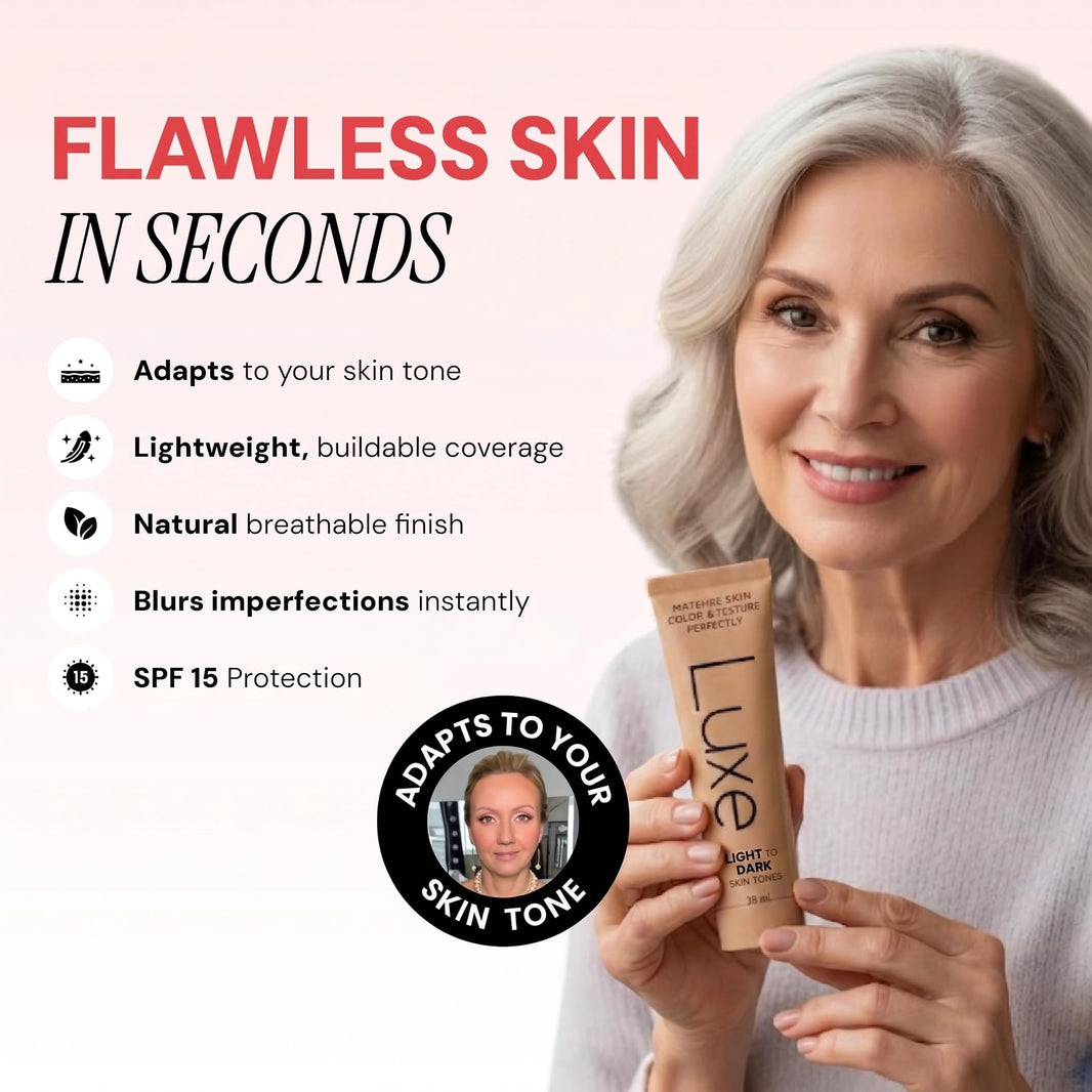 Luxe Color Changing Foundation – Medium-Luxe Color Changing Foundation – Medium