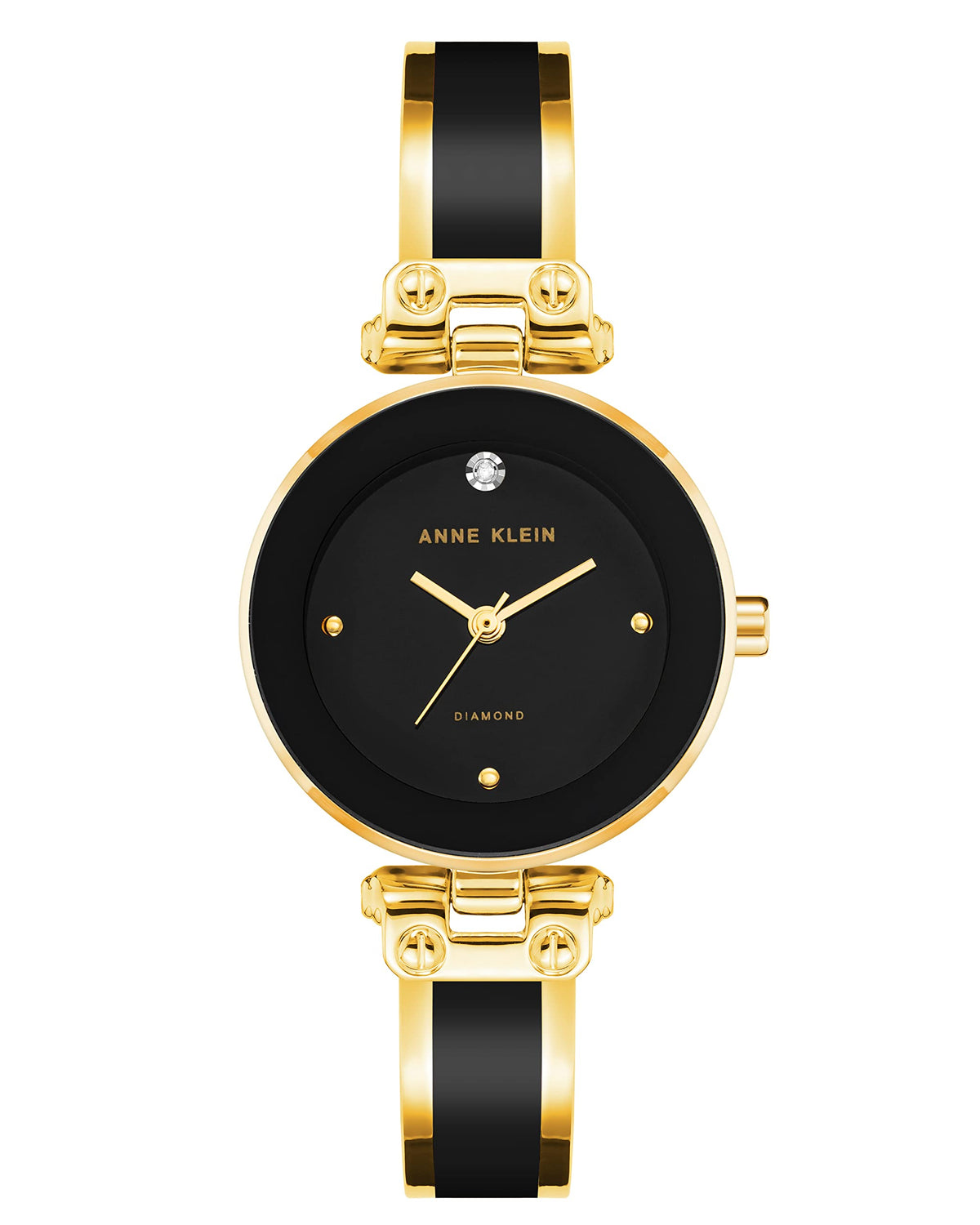 Anne Klein Women's Genuine Diamond Dial Bangle Watch-Anne Klein Women's Genuine Diamond Dial Bangle Watch