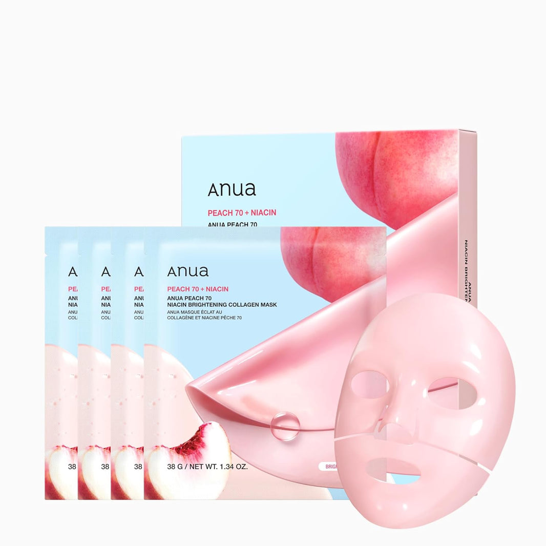 ANUA Peach 70 Niacin Brightening Collagen Mask-ANUA Peach 70 Niacin Brightening Collagen Mask