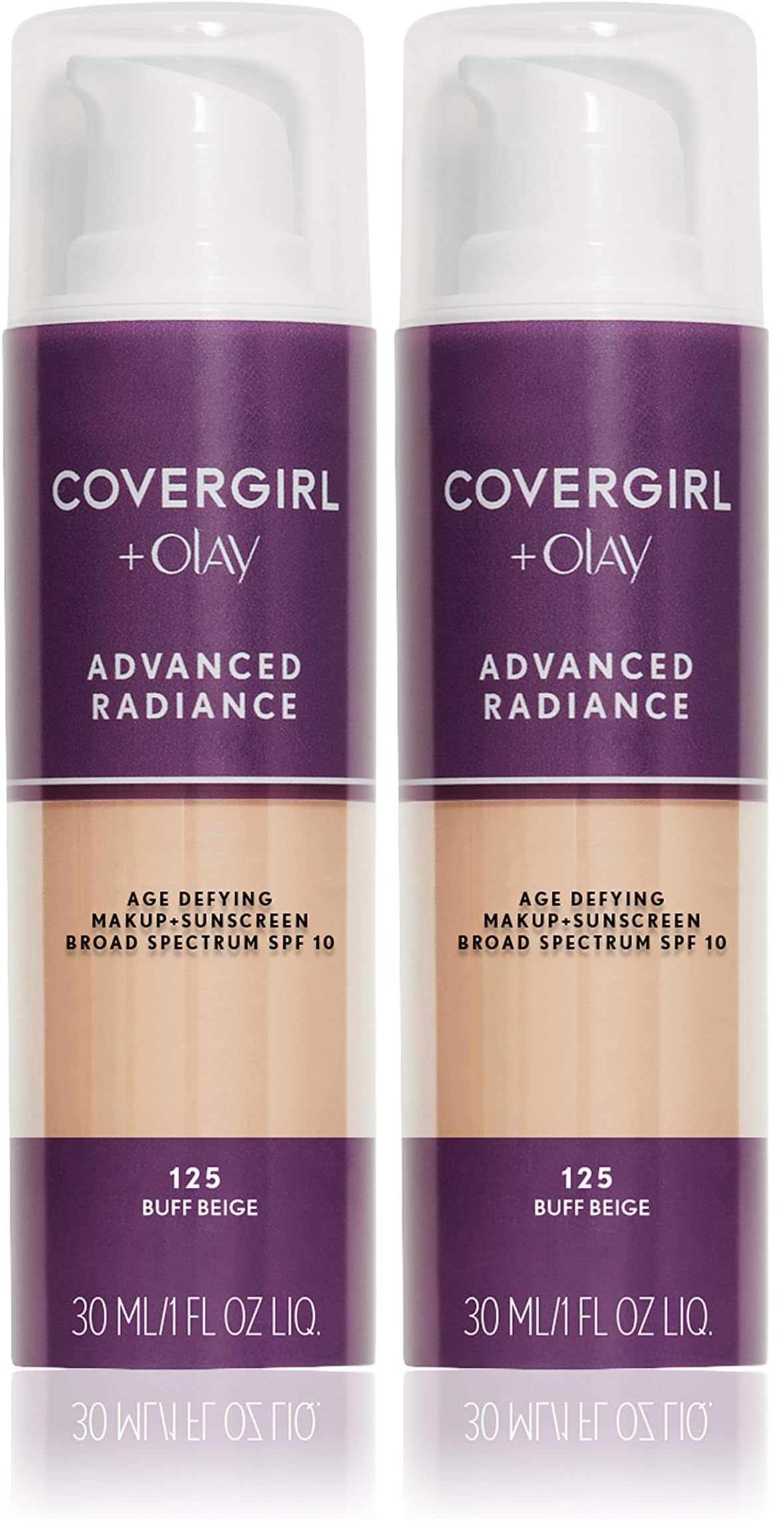 COVERGIRL Advanced Radiance Age-Defying Foundation Makeup, Classic Beige, 1 oz (Packaging May Vary)-COVERGIRL Advanced Radiance Age-Defying Foundation Makeup, Classic Beige, 1 oz (Packaging May Vary)