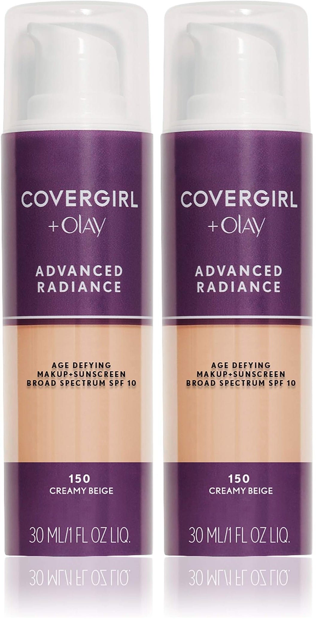 COVERGIRL Advanced Radiance Age-Defying Foundation Makeup, Classic Beige, 1 oz (Packaging May Vary)-COVERGIRL Advanced Radiance Age-Defying Foundation Makeup, Classic Beige, 1 oz (Packaging May Vary)