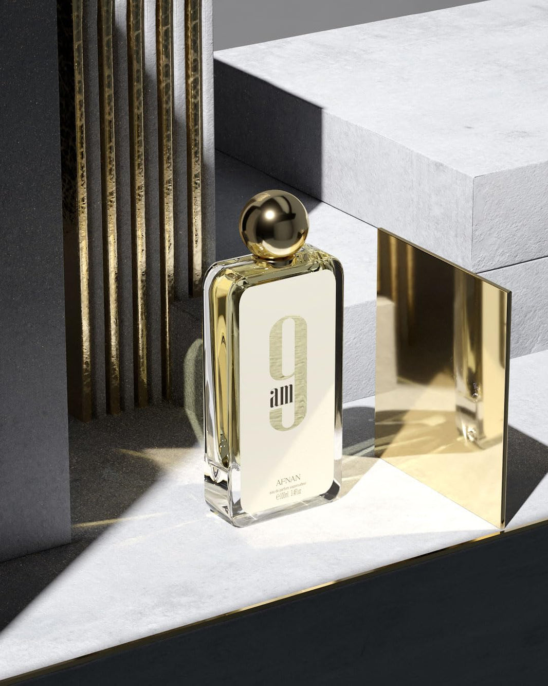 Afnan 9 PM For Men Eau De Parfum, 3.4 Fl. Oz-Afnan 9 PM For Men Eau De Parfum, 3.4 Fl. Oz