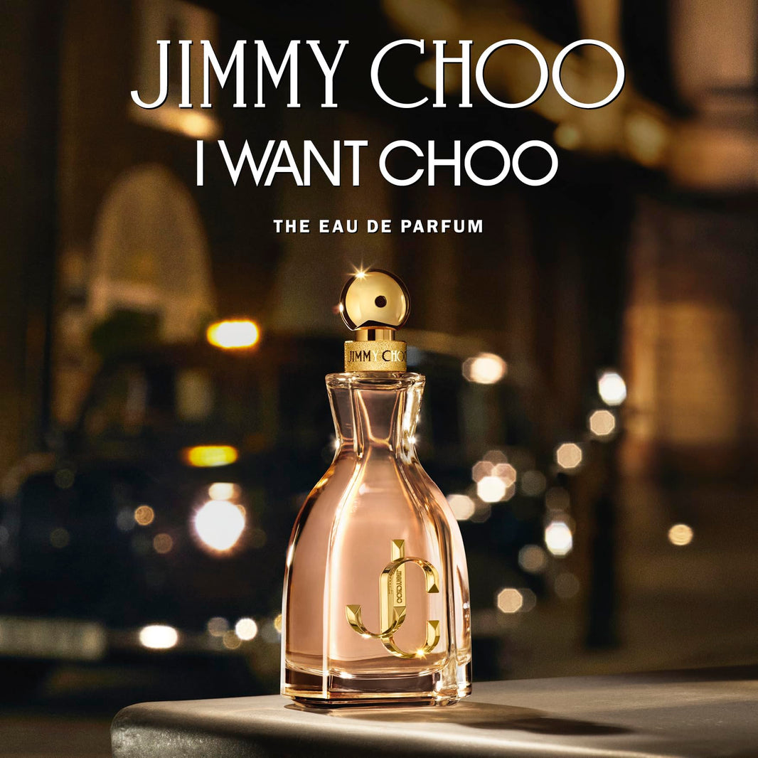 JIMMY CHOO - I Want Choo Eau de Parfum - Women's Fragrance - Floral Gourmand Woody - With notes of Mandarine Juice, Red Spider Lily & Vanilla-JIMMY CHOO - I Want Choo Eau de Parfum - Women's Fragrance - Floral Gourmand Woody - With notes of Mandarine Juice, Red Spider Lily & Vanilla