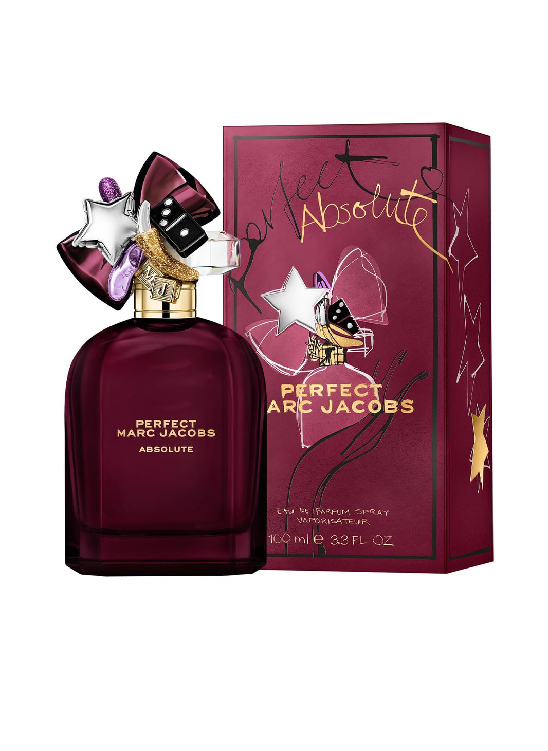 Marc Jacobs Perfect Absolute Eau de Parfum – Ambery Women's Perfume – With Notes Caramelized Fig Accord, Jasmine Absolu & Rich Amber Accord-Marc Jacobs Perfect Absolute Eau de Parfum – Ambery Women's Perfume – With Notes Caramelized Fig Accord, Jasmine Absolu & Rich Amber Accord