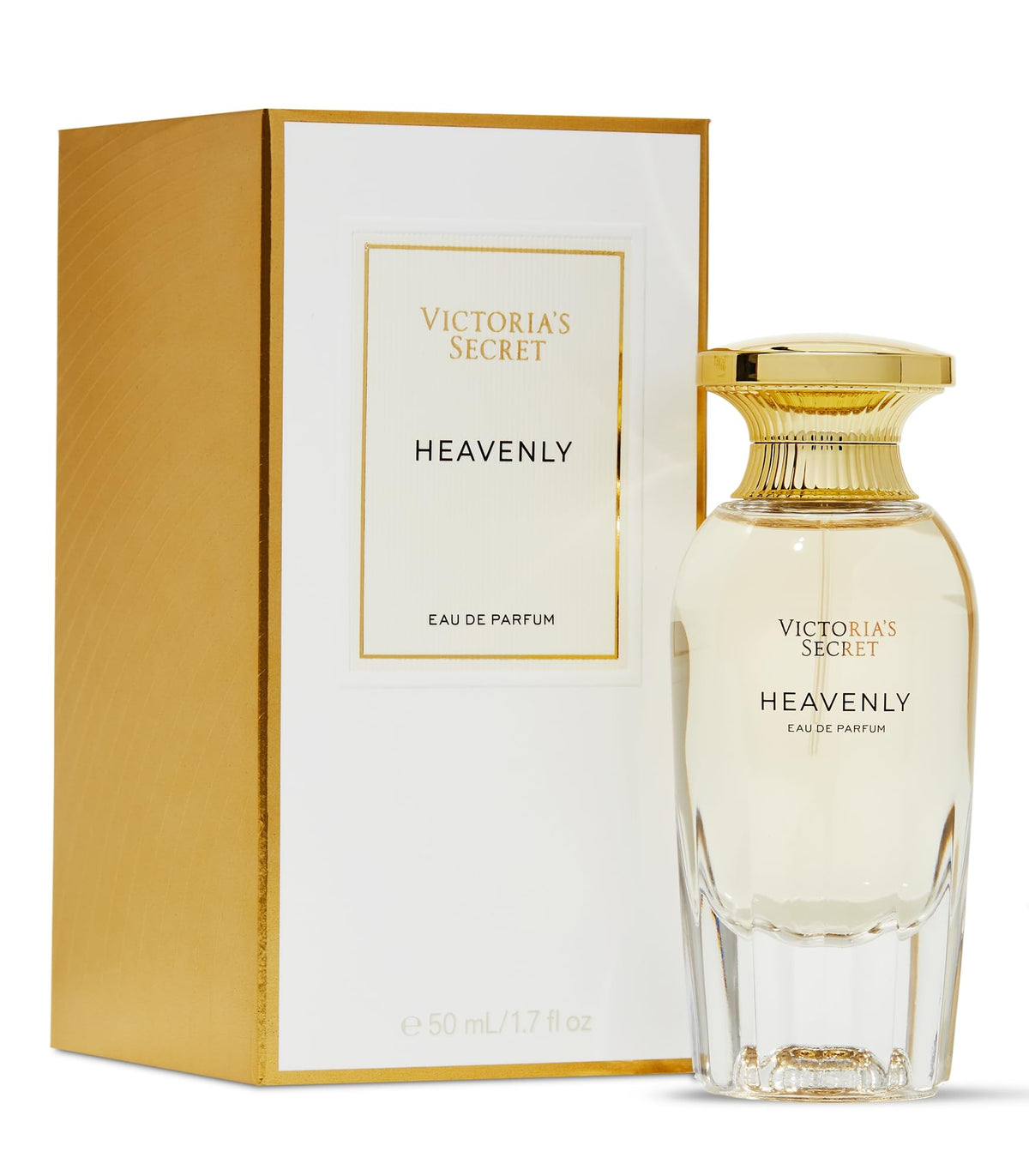 Victoria's Secret Heavenly Eau de Parfum, Notes of Gold Musk, Vanilla Sandalwood & White Jasmine, Perfumes for Women (1.7 oz)-Victoria's Secret Heavenly Eau de Parfum, Notes of Gold Musk, Vanilla Sandalwood & White Jasmine, Perfumes for Women (1.7 oz)