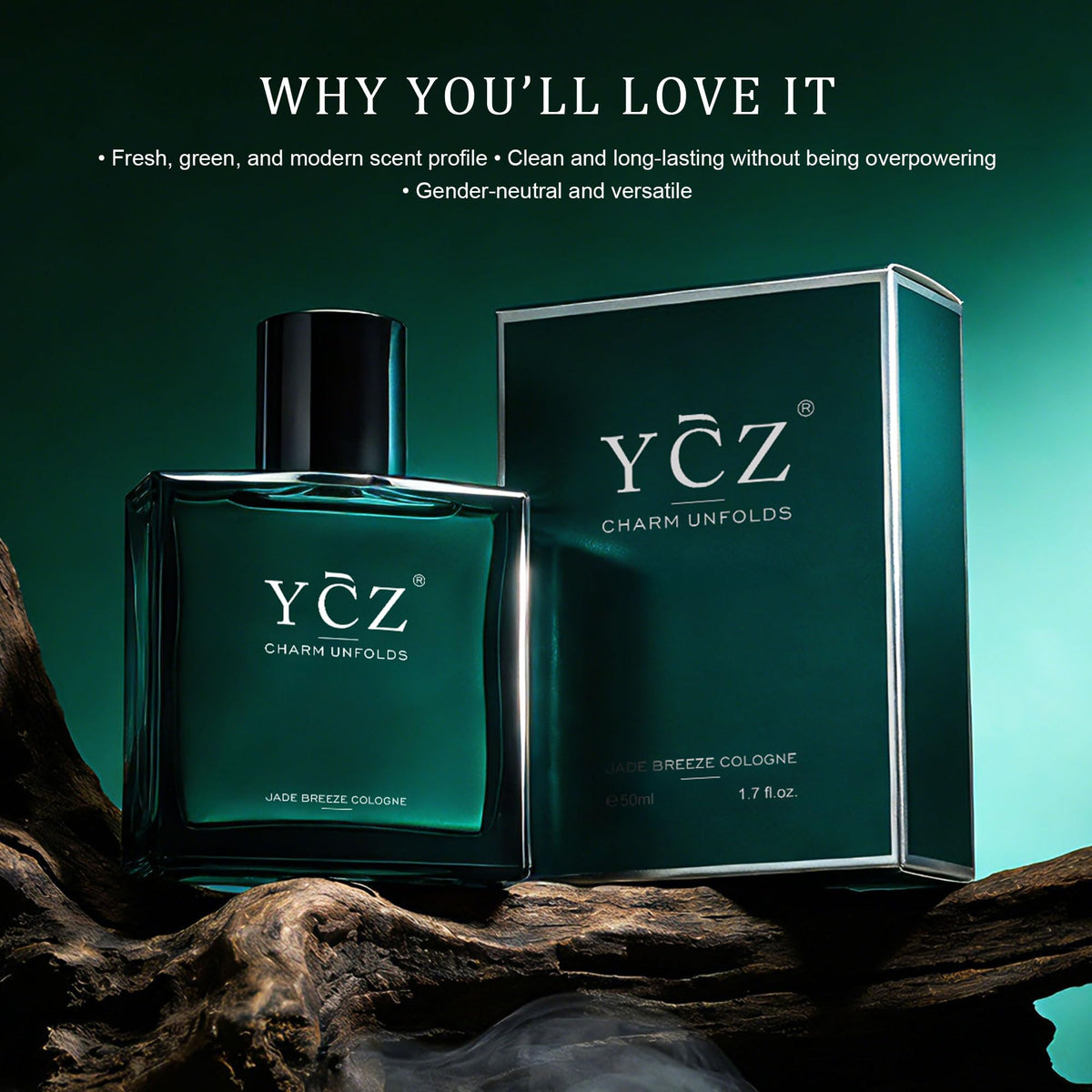Ycz Midnight Marine Eau de Parfum for Men, 1.7 Fl Oz (50 mL), Long-Lasting Cologne, Fresh Marine & Woody Fragrance with Grapefruit, Ginger and Cedar Notes for Daily Wear, Date Night and Gifts-Ycz Midnight Marine Eau de Parfum for Men, 1.7 Fl Oz (50 mL), Long-Lasting Cologne, Fresh Marine & Woody Fragrance with Grapefruit, Ginger and Cedar Notes for Daily Wear, Date Night and Gifts